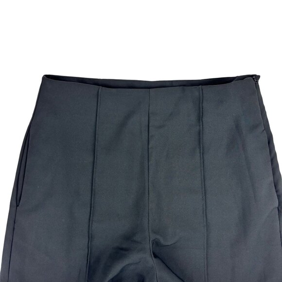 Quinn Tailored Shorts Womens Size Medium Black Mid-Rise Pin Up Style - Picture 3 of 10